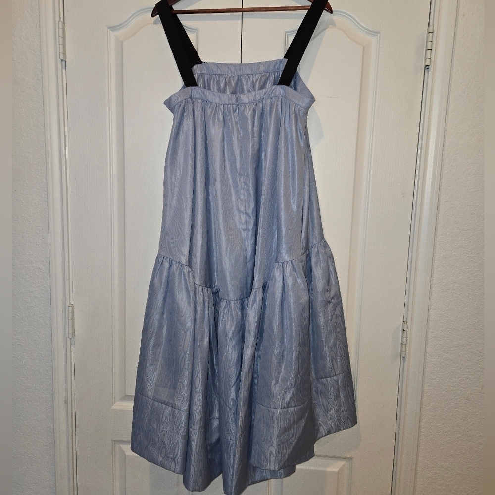 Adam Lippes Collective Asymmetrical Swing Dress | Size 10 #N5 - Picture 7 of 15